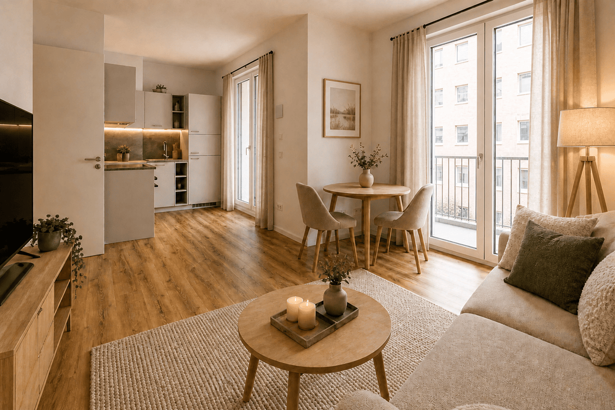 Musterwohnung - mit KI möbliert (2)