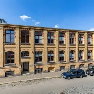 Ehemalige Druckmaschinenfabrik am Fachmarktzentrum Plagwitzer Höfe