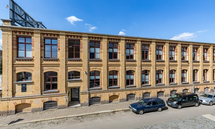 Ehemalige Druckmaschinenfabrik am Fachmarktzentrum Plagwitzer Höfe