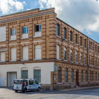 Ehemalige Textilfabrik am Fachmarktzentrum Plagwitzer Höfe